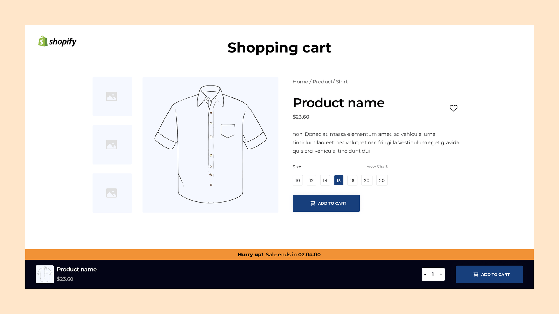 How to Add a Sticky Add-to-Cart Feature in Your Shopify Store Hero
