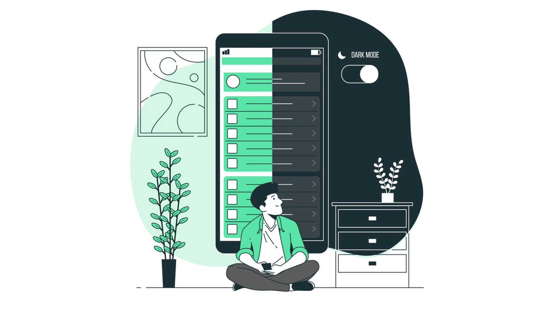 Flutter Dark Mode Guide: Theme, Toggle & Persistence Hero