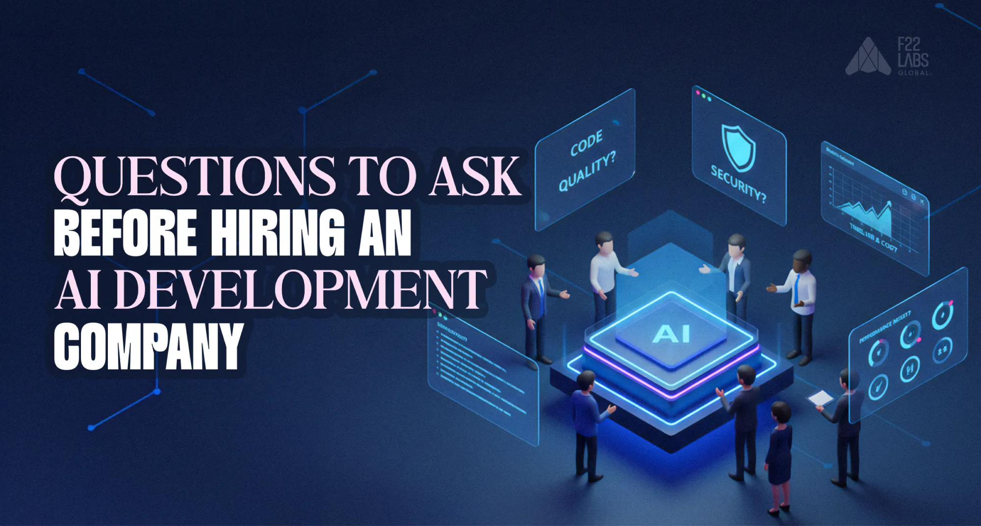 8 Questions to Ask Before Hiring an AI Development Company Hero