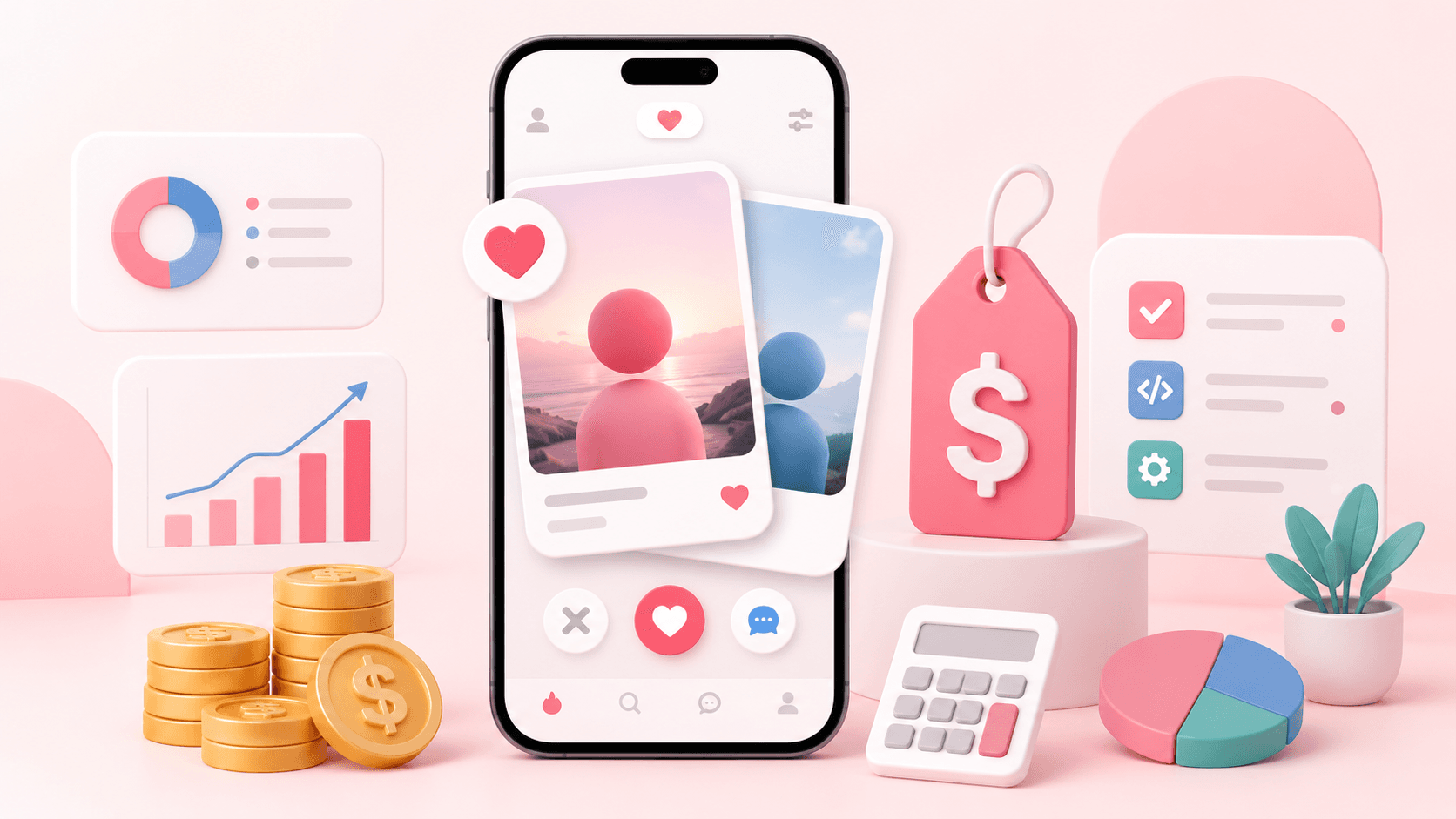 Dating App Development Cost (like Tinder)? Cover