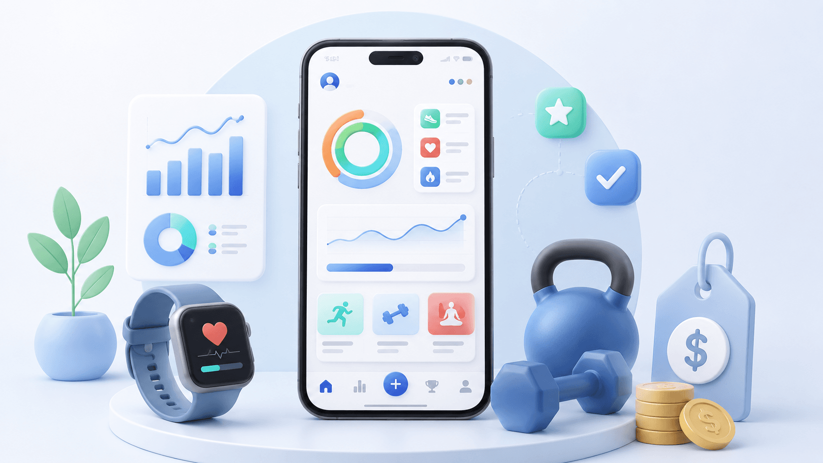 Fitness App Development Cost & Features Guide Cover